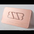 Hôtel personnalisé Hôtel Gravure Logo VIP Metal Placing Rose Gold Card de luxe Gift Busin Busin